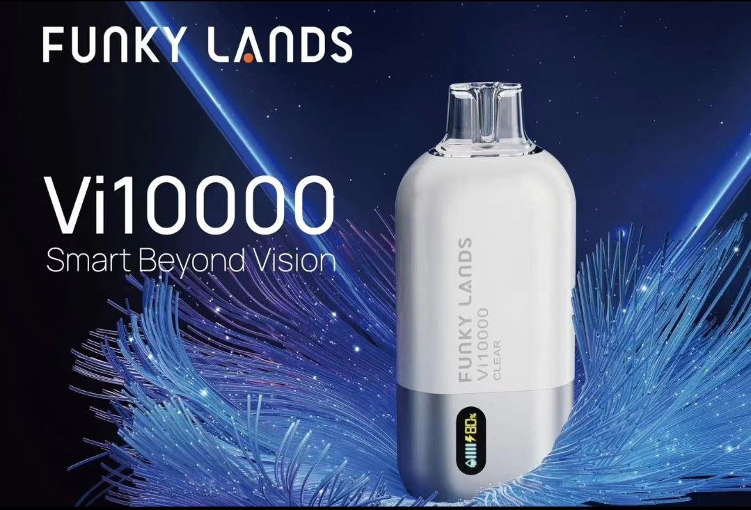 FUNKY LANDS Vi 10000 русс. ORIGINAL (Клюква виноград и двойной лёд)