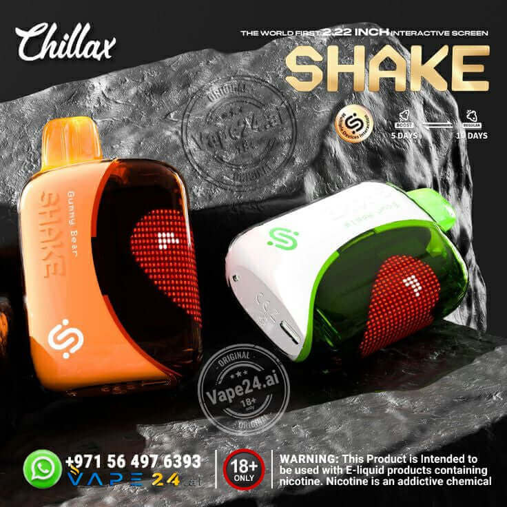 Chillax Shake 25000 original (Виноград яблоко)